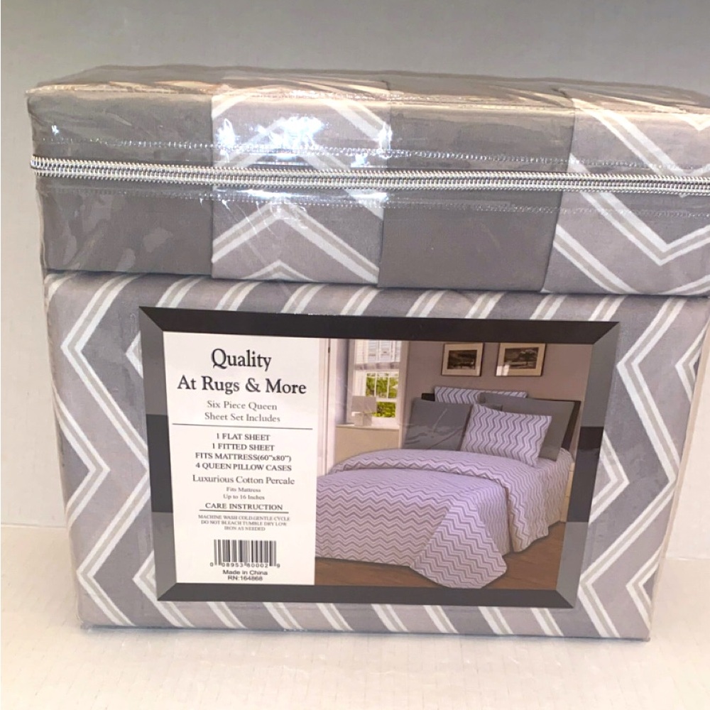 Bed Sheets‎ Rugs & More COLLECTION 1800
Series 6 PIECE SHEET SET Queen Size